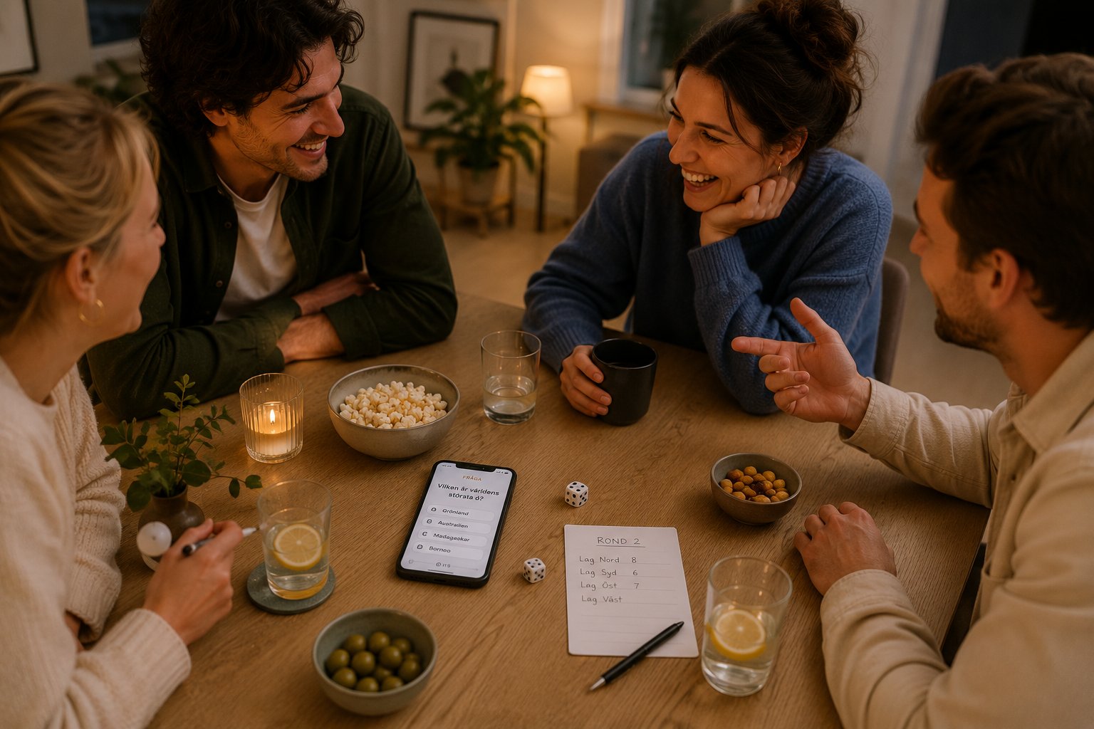 Aktiviteter och spel som skapar tävling och samtal